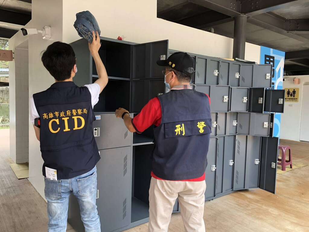 圖3警方全面巡檢壽山動物園場域